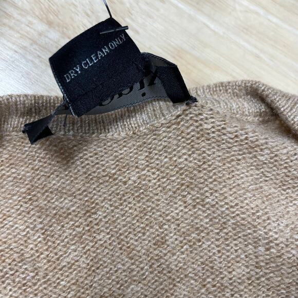Phenix NWT 100% Cashmere Jersey Wrap Shawl Cardigan Sweater Camel Pocket Size OS - Picture 6 of 8